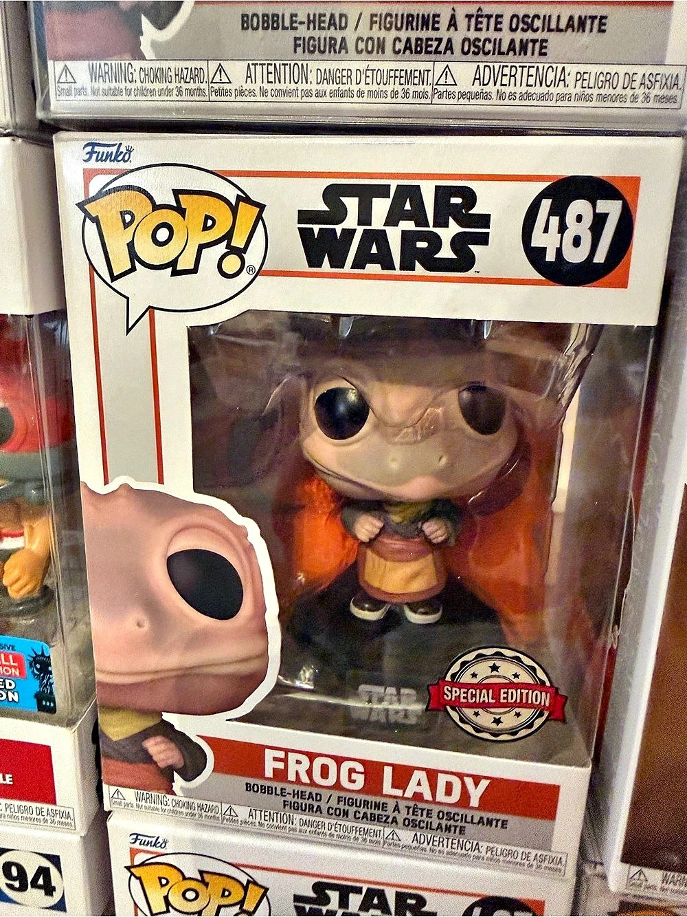 Funko Pop! Star Wars Frog Lady #487 Special Edition Collectible